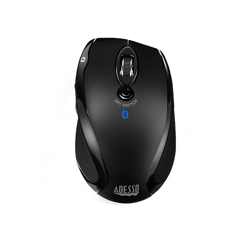 Adesso IMOUSE S200B Mouse - Bluetooth - Optical 5 Button(s)-Black-Wireless-Right-handed